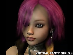 Watch your 3d virtual girl dancing in a sleazy strip club