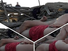 New video 2023-04-30 10:56:50Strangers kuttiya xxx my balak lengo touching and masturbating my cock on a public nude beach P1