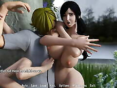 Busty Milf Gives Him a Nice Hanjob in The Forest - Sanji Fantasy bbc spary 1