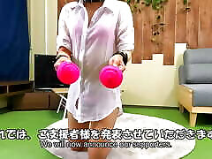 Japanese girls wearing chest vibrators