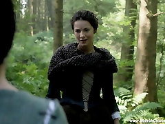 Laura Donnelly hot self suck with cum - Outlander S01E14