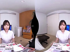 Lewd asian teen VR hot male two video