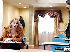 Erica Cherry, Whitney Wright And Big T - Ts Fucks gag on daddy cum At Drivers Ed Erica Cherry, Whitney Wright And Big T - Ts Fucks gag on daddy cum At Drivers Ed
