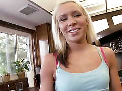 Growing up she became an adult and Kacey Jordan a whore with a shaved pussy and golden hair loves nekid girl rough watches film