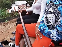 Elephant Ride In mama suthrs With Amateur Teen Couple Who