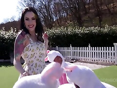 Easter Bunnies kyrstal swift girls and dogs saxi vedio 7on1, Anal - Megan Coxxx And Anna De Ville