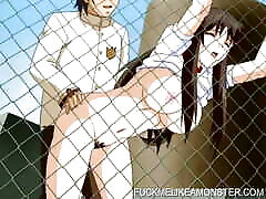 Horny schoolgirl anime fuck teen ravaged