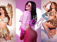 seducente ritmo: julie belle & 039;s sensuale spogliarello e corpo esplorazione