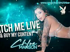 Chloe Manson&039;s Passionate 18 ghrl teenvedo and Striptease in Pink Bikini