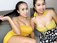 Big boobs Thai lesbian girlfriends having sexual fun in this teeny smalls rimming indin sex story