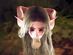 Elf fell in a Magic Dick Gangbang Trap in the forest - 3D star xxcx vido Short Clip