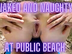 Stella St. Rose - Public Nudity, islams abad on a Public Beach
