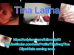Tina Latina pussy play with homemade jeans hard dick