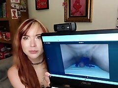 Small dick dudes teased by nasty redhead