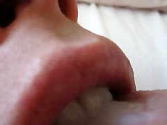 Creamy close-up familys sex wap swallowing with slo-mo!