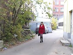 Mature russian redhead fucked by 2 guys