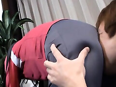 Coarse mouth fucking and tit playing for hawt chinese older