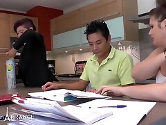 Pauline Huge breasted Naughty mom teaching teens