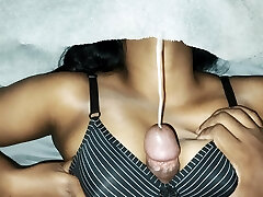 Pile of cum on my neck uff i cant treat him