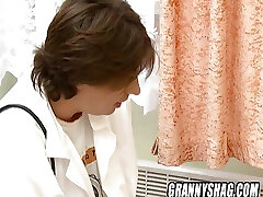 Hairy granny shamelessly gets her fat ass pummeled