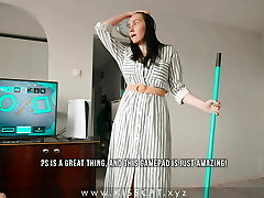 Stepmom as poke doll. Step sonny freeze step mommy for sex and face pound. She hates cum - Kisscat