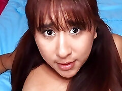 Bigass and smallboobs daughter fucked in closeup POV