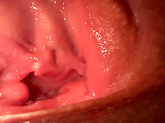 Close-up wet juicy pussy and virgin asshole, nubile mega-bitch is ready to fuck