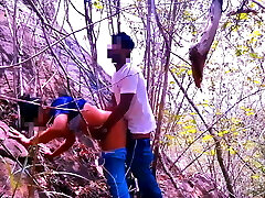 Risky Quick Public Sex in jungle with big tits girlfriend