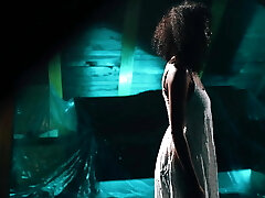 Super Hot Woman Realizes Her Wildest Dreams With Alien Monster Hiding In Her Home