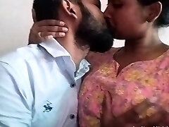 Sucking Indian GF Big Boobs and Oral