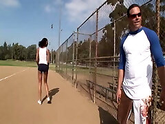 Black teen Jordin Skye gangbang with four white cocks