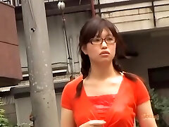 Innocent oriental trick minding her own biz during sharking affair