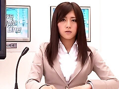 Yuria Ashina, Risa Murakami, Kyoka Mizusawa, ASUKA 2 in Magnificent Announcer Upskirt part 3