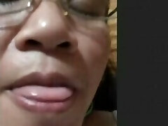 cute filipina milf nelie showing me her unshaved pussy and tits while i jizm