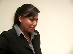 Chinese Office Sluts-Lesbian Mika Seduce Avena, Caught By Manager For 3some