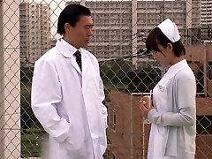 Horny Japanese doll in Fabulous Nurse, Handjob JAV scene