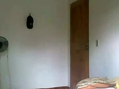 Fucking a teen Indonesian maid on the hidden cam vid