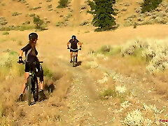 She flashes her trimmed Asian cooter for him to eat it and cumshot on it