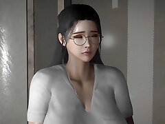 Office female and black cock at gym club - Hentai 3D Uncensored V287
