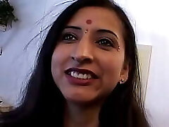 Indian wife wants to get her first double penetration, so husband invites the neighbor to help