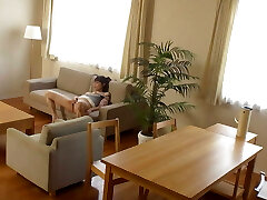 The mischievous ladies show off their firm bosom in a situation alone with each other and feel the urge to get their pussies Two