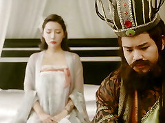 Asian Damsel with big beautiful tits sucks a big dick very deep and fucks rear end style with cum