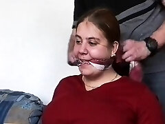 Sexy vintage BDSM fisting movie of a masculine slave