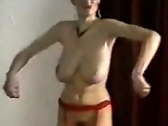 Echo beach bouncing big breasts strip dance tease