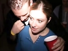 Big-titted college whore takes cumshot