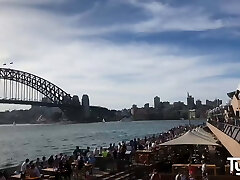 Amity Rose and Cassie Del Isla booty-fucked in a group fuckfest