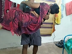 Mom in law was standing inwards I hugged her and had sex with her real homemade