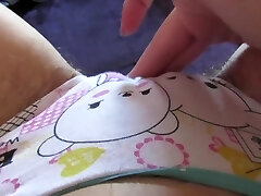 Big Clit Rubbing In My Ultra-cute Panties