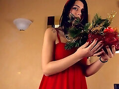 A toast with a champagne for a uber-cute foot fetish girl