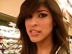 Extrem Hairy Pussy Latina Teen Talk to Fuck at Pick Up Casting